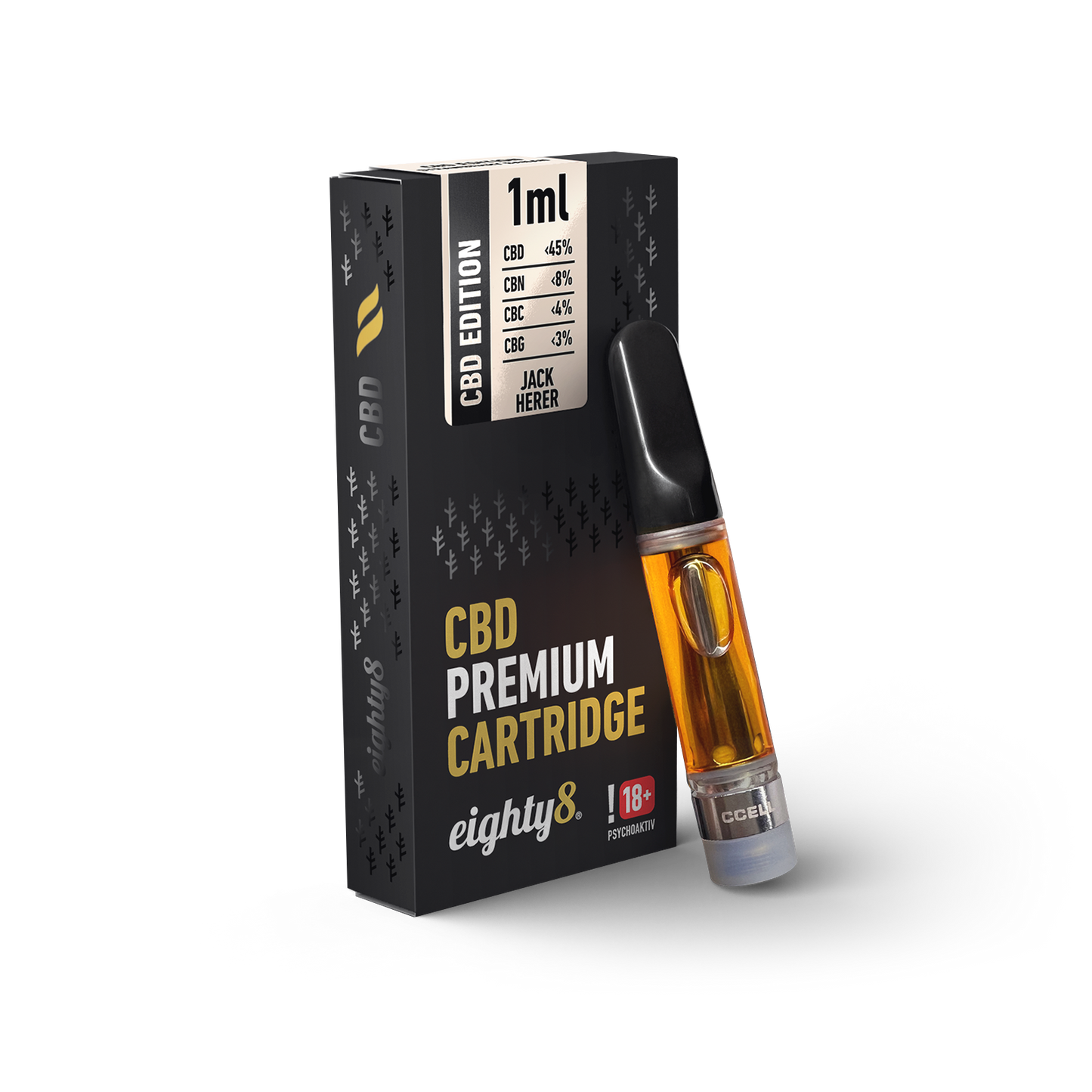 Eighty8 CBD Edition Jack Herer Vape Cartridge