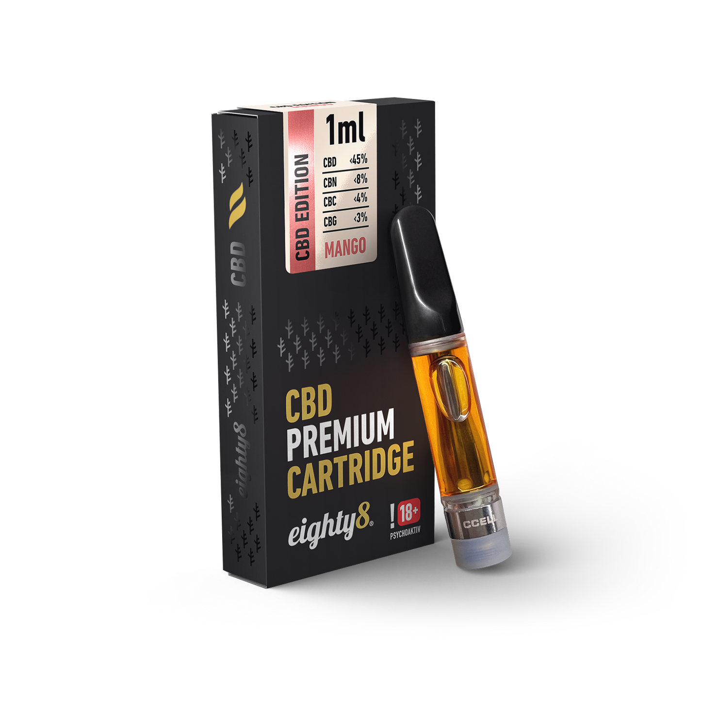 Eighty8 CBD Edition Mango Vape Cartridge