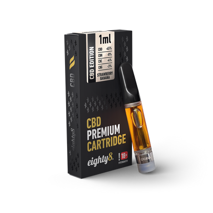 Eighty8 CBD Edition Strawberry Banana Vape Cartridge