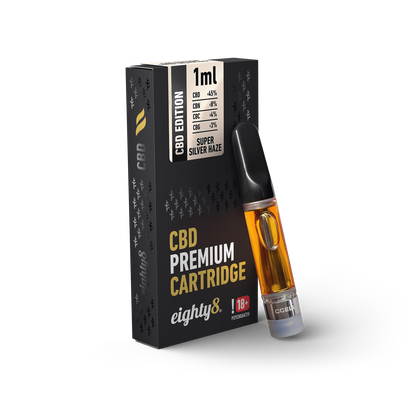 Eighty8 CBD Edition Super Silver Haze Vape Cartridge