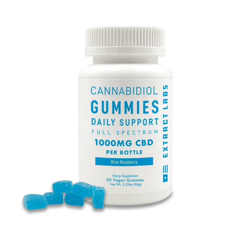 CBD Gummies | Daily Support | Blue Raspberry