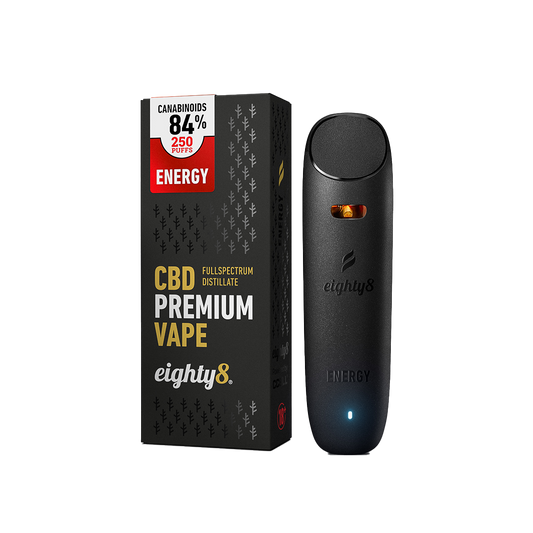 Eighty8 CBD Premium Vape - Energy