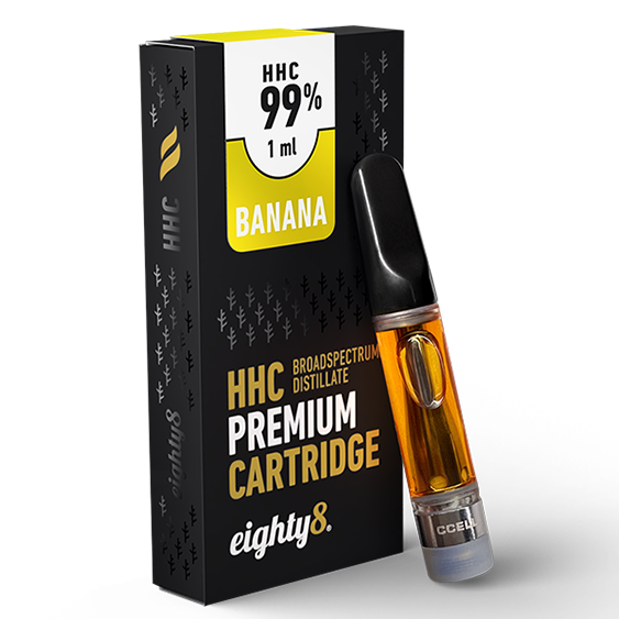 Eighty8 Premium VAPE Cartridge Banana - 1ml