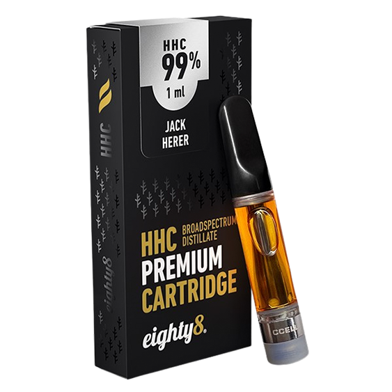 Eighty8 Premium VAPE Cartridge Jack Herer - 1ml