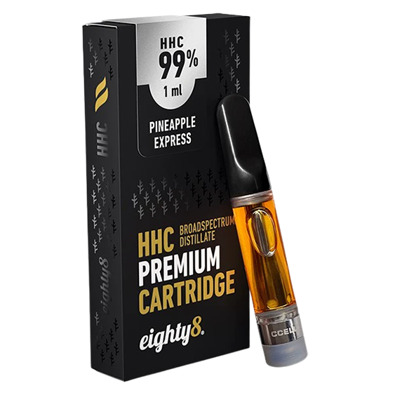 Eighty8 Premium VAPE Cartridge Pineapple Express - 1ml