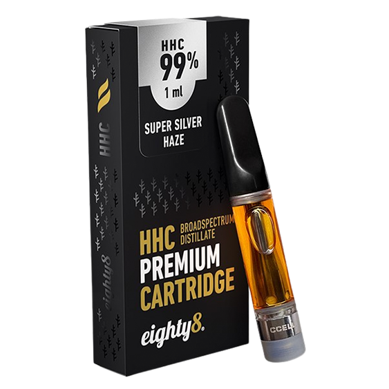 Eighty8 Premium VAPE Cartridge Super Silver Haze - 1ml