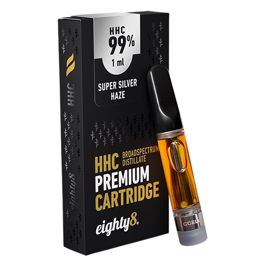 Eighty8 Premium VAPE Cartridge Super Silver Haze - 1ml