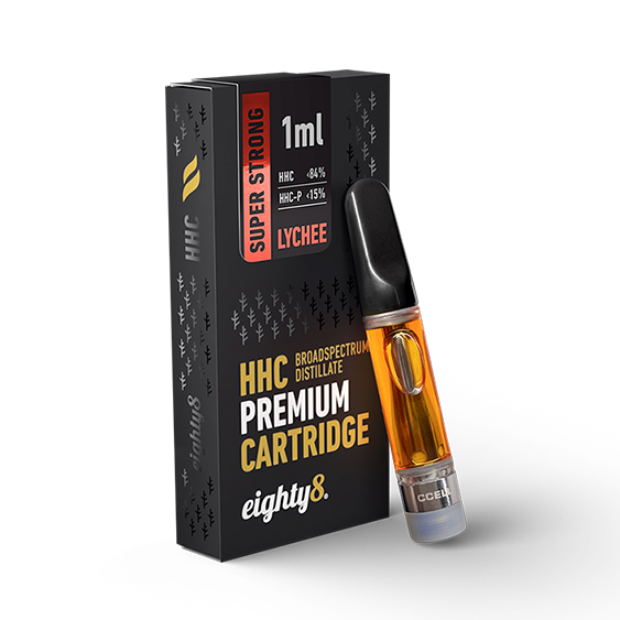 Eighty8 Super Strong Premium VAPE Cartridge Lychee- 1ml