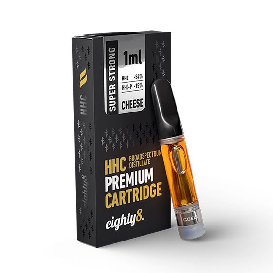 Eighty8 Super Strong Premium VAPE Cartridge Cheese - 1ml