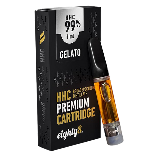 Eighty8 Premium VAPE Cartridge Gelato - 1ml