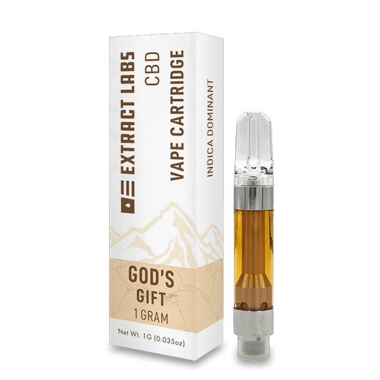 Extract Labs CBD Vape Cartridge God's Gift (Indica Dominant)