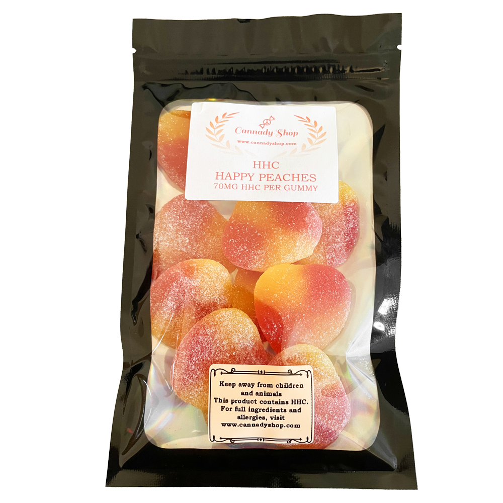 Happy Peaches 70mg each (10 per pack)