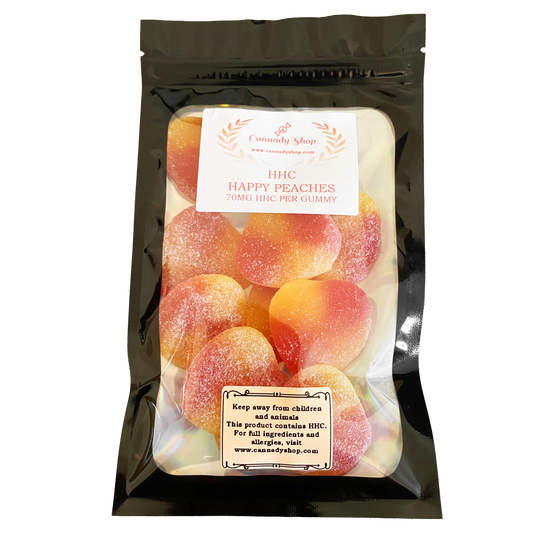 Happy Peaches 70mg each (10 per pack)