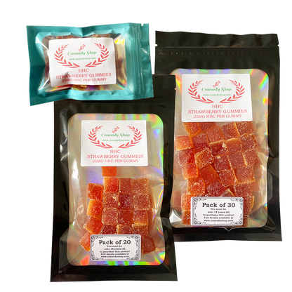 Strawberry Fruit Gummies 25mg per gummy