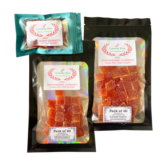 Strawberry Fruit Gummies 25mg per gummy