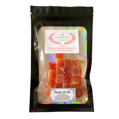 Strawberry Fruit Gummies 25mg per gummy