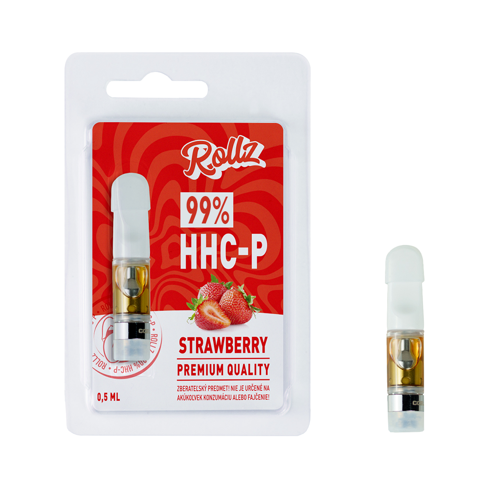 Rollz Strong Premium Quality VAPE Cartridge Strawberry 0.5ml