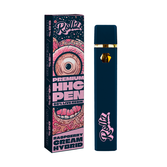 Rollz Hybrid 98% Disposable Vape Raspberry Cream 2ml