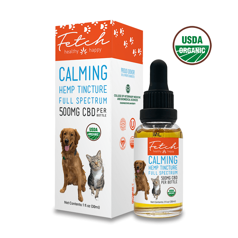 Organic Fetch CBD Tincture for Pets | Full Spectrum