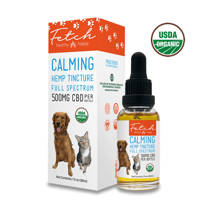 Organic Fetch CBD Tincture for Pets | Full Spectrum