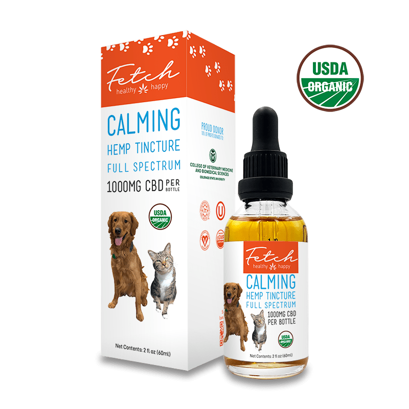 Organic Fetch CBD Tincture for Pets | Full Spectrum