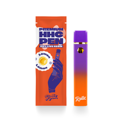 Rollz 98% Live Resin VAPE Pen Lemon 1ml