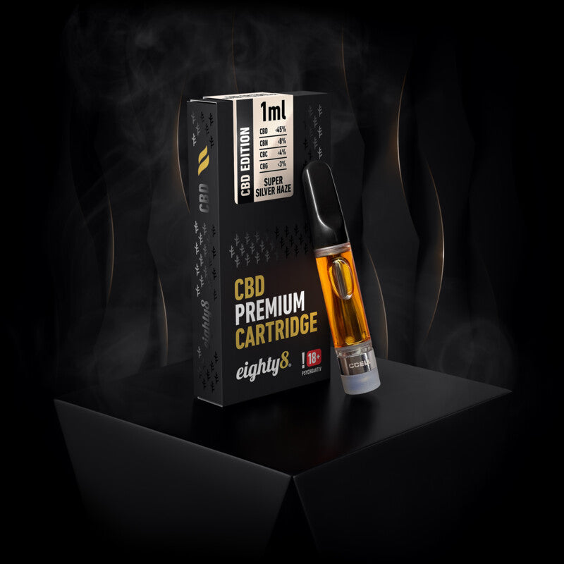 Eighty8 CBD Edition Super Silver Haze Vape Cartridge